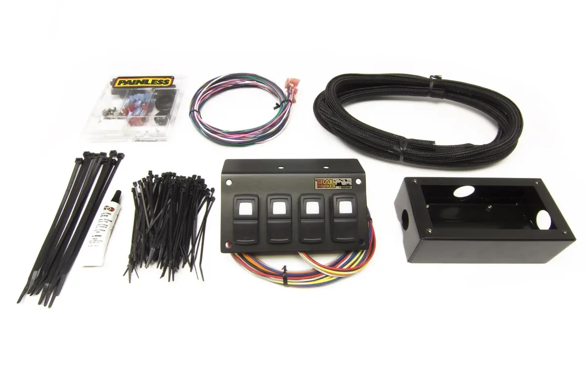 Painless Performance 57109 Trail-Ready Rocker Switch Panel 1