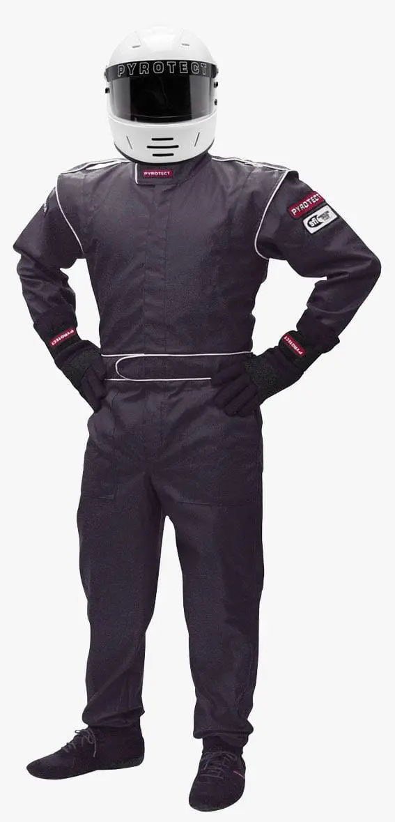 Junior Dx1 One-Piece Racing Suit – Black, Size Large (10–12) 1